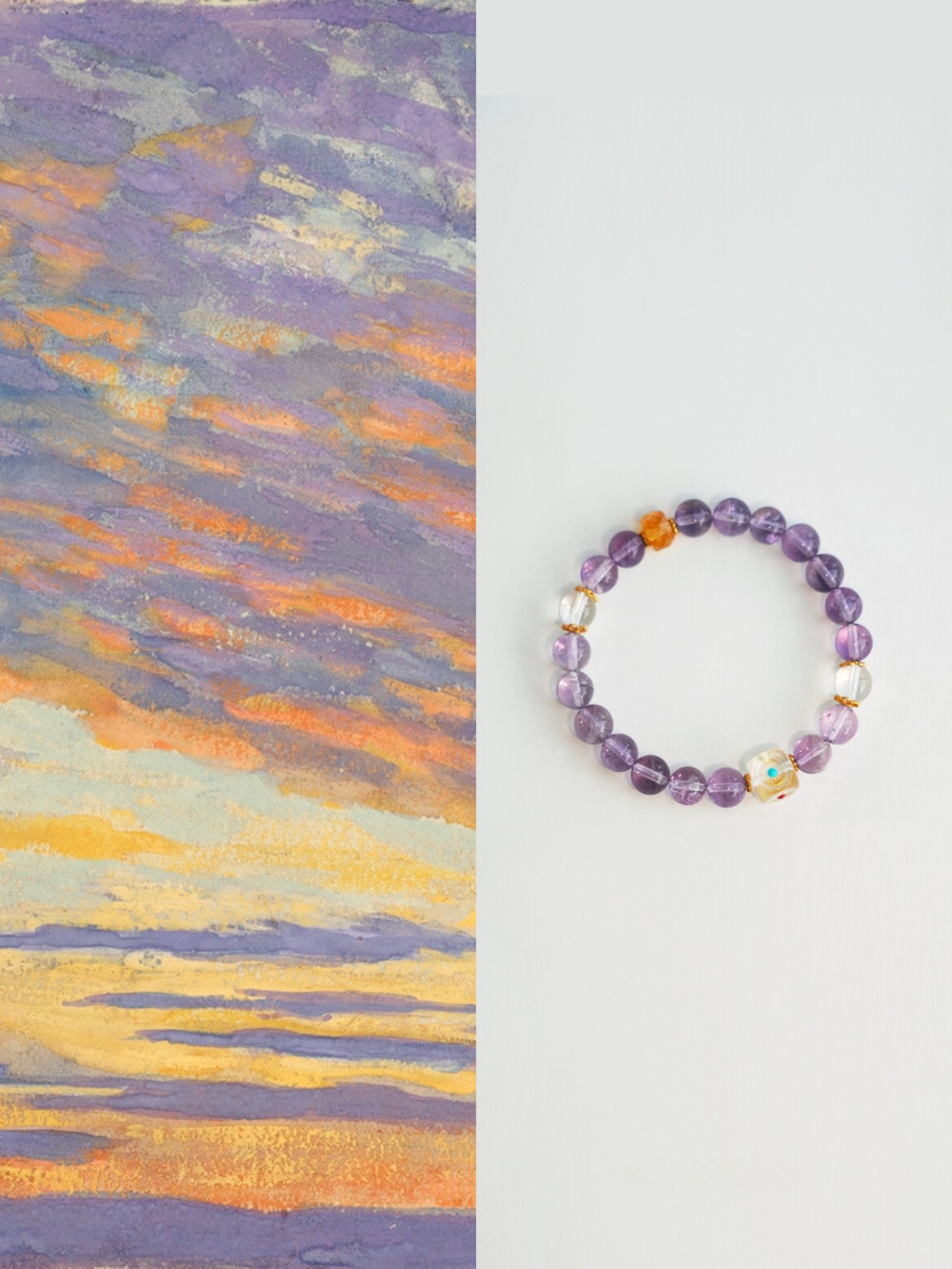 Aurora Lavender Amethyst Bracelet