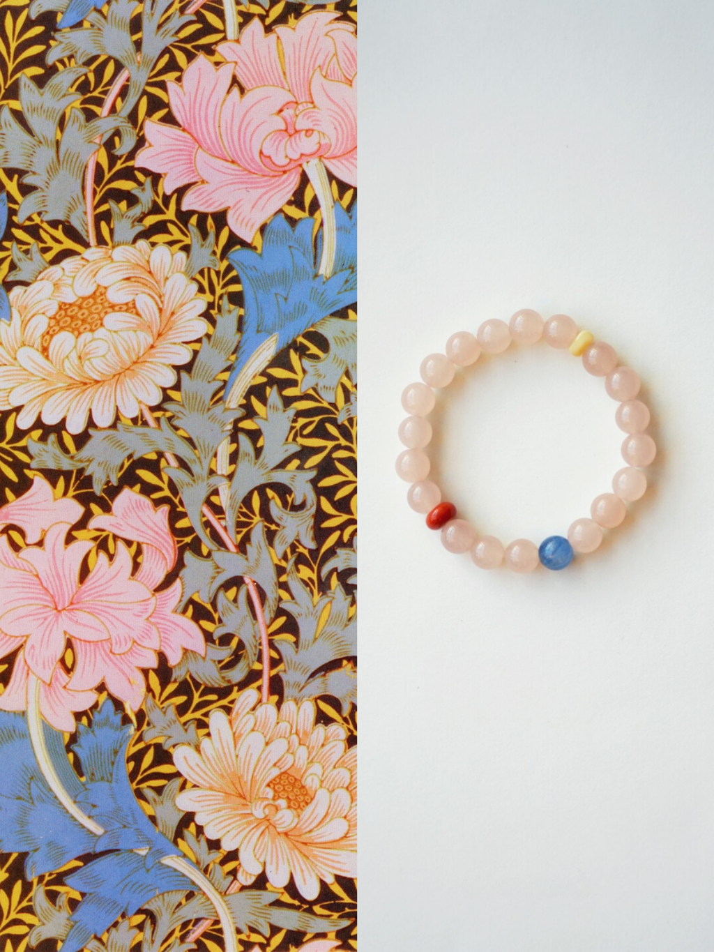 Bloom Pink Chalcedony Gemstone Bracelet