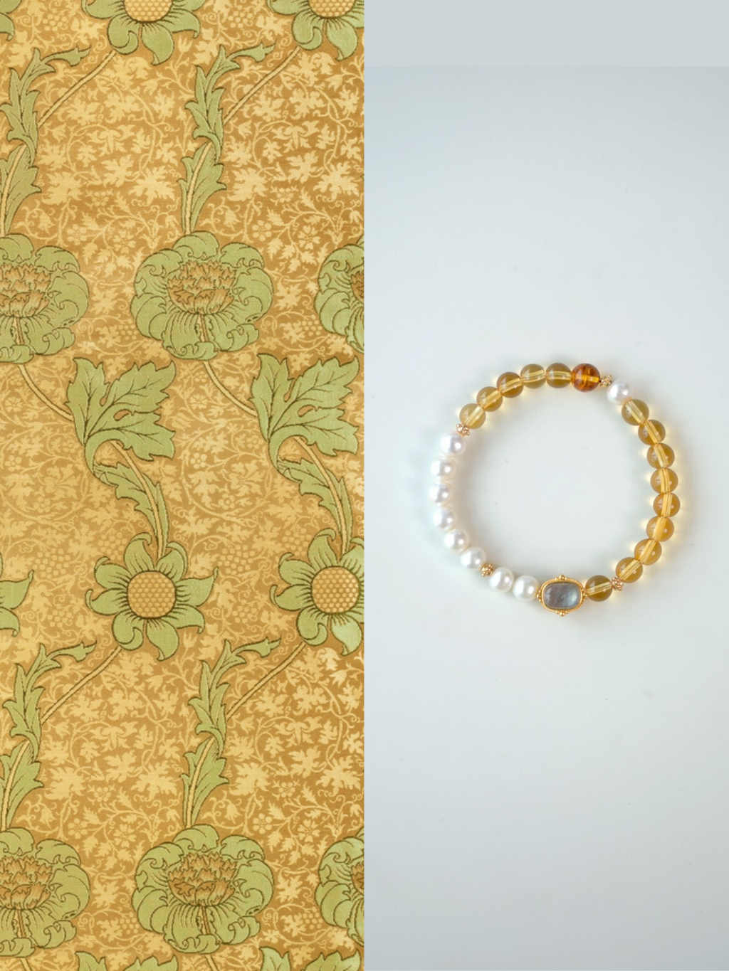 Gilded Citrine Bracelet