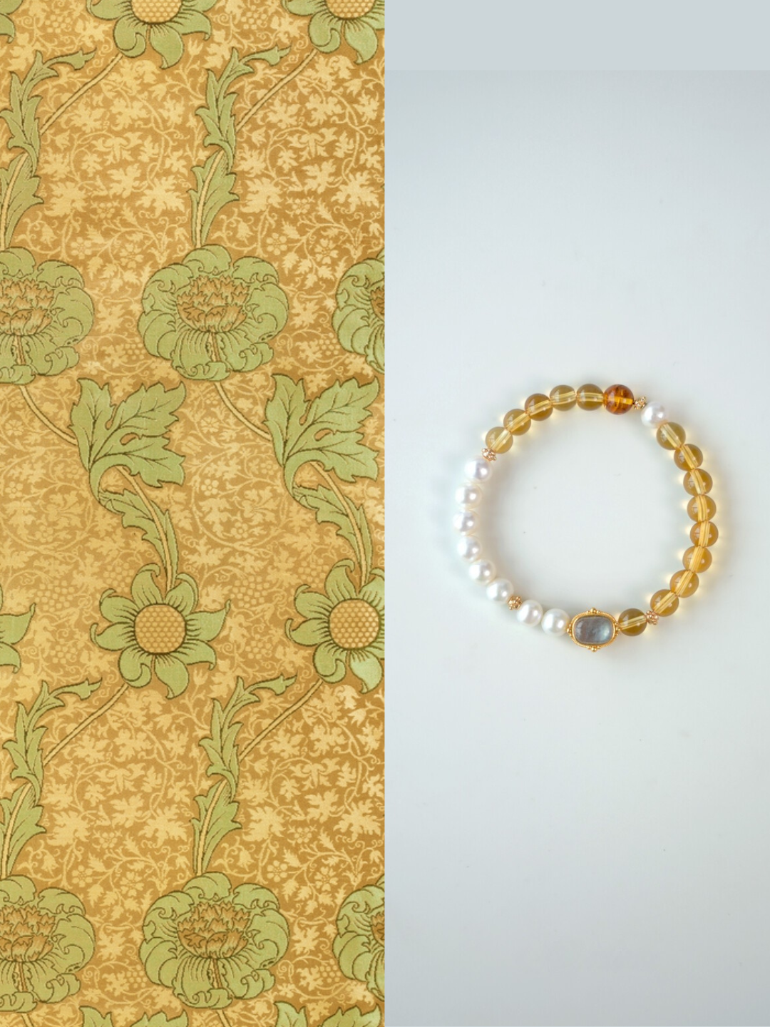 Gilded Citrine Bracelet