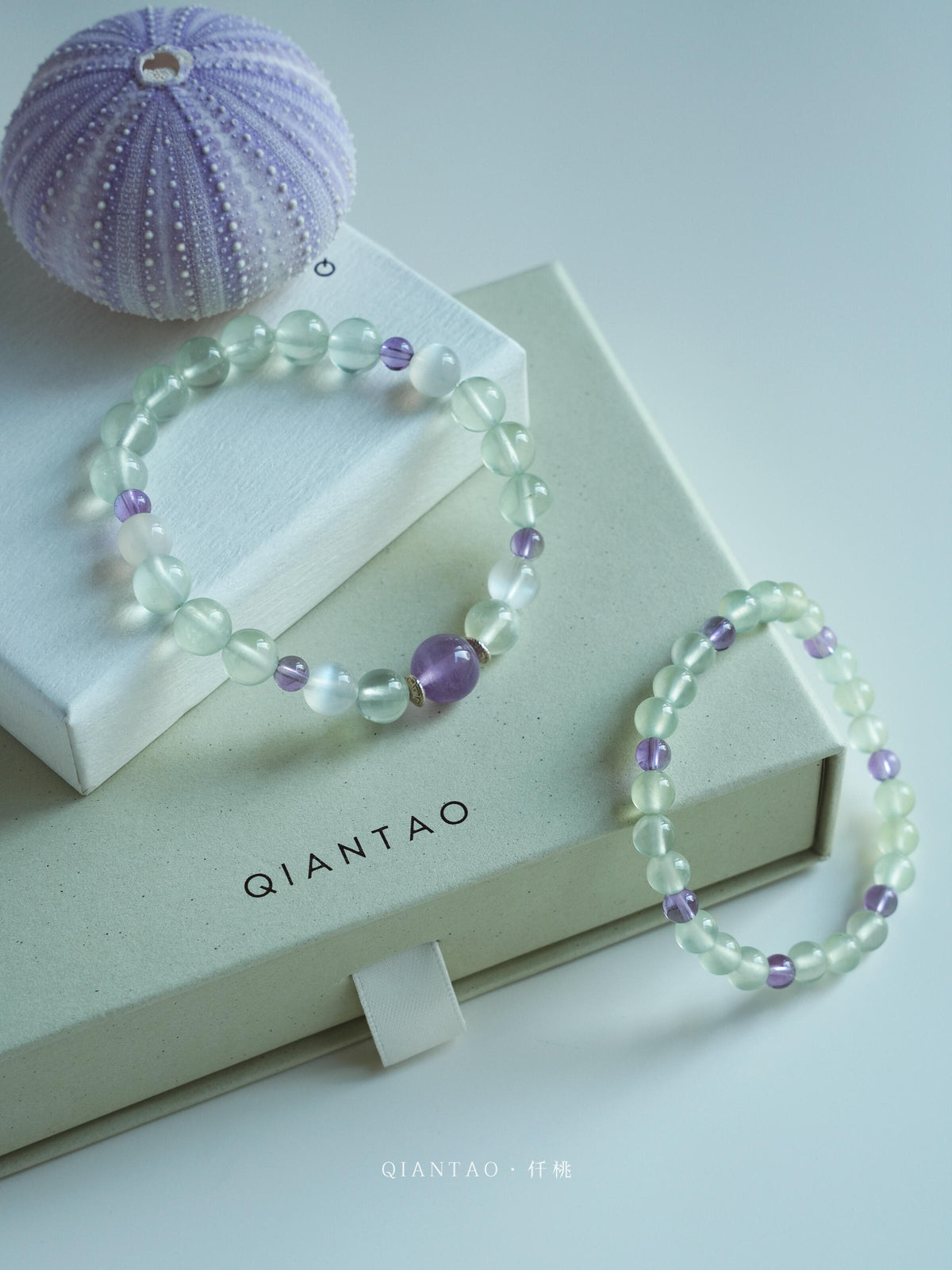Morning Dew Prehnite Bracelet