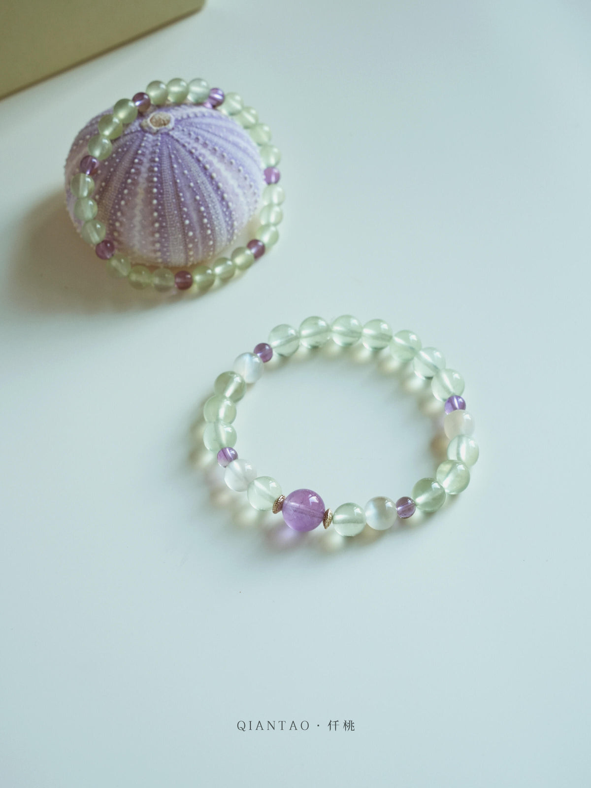 Morning Dew Prehnite Bracelet