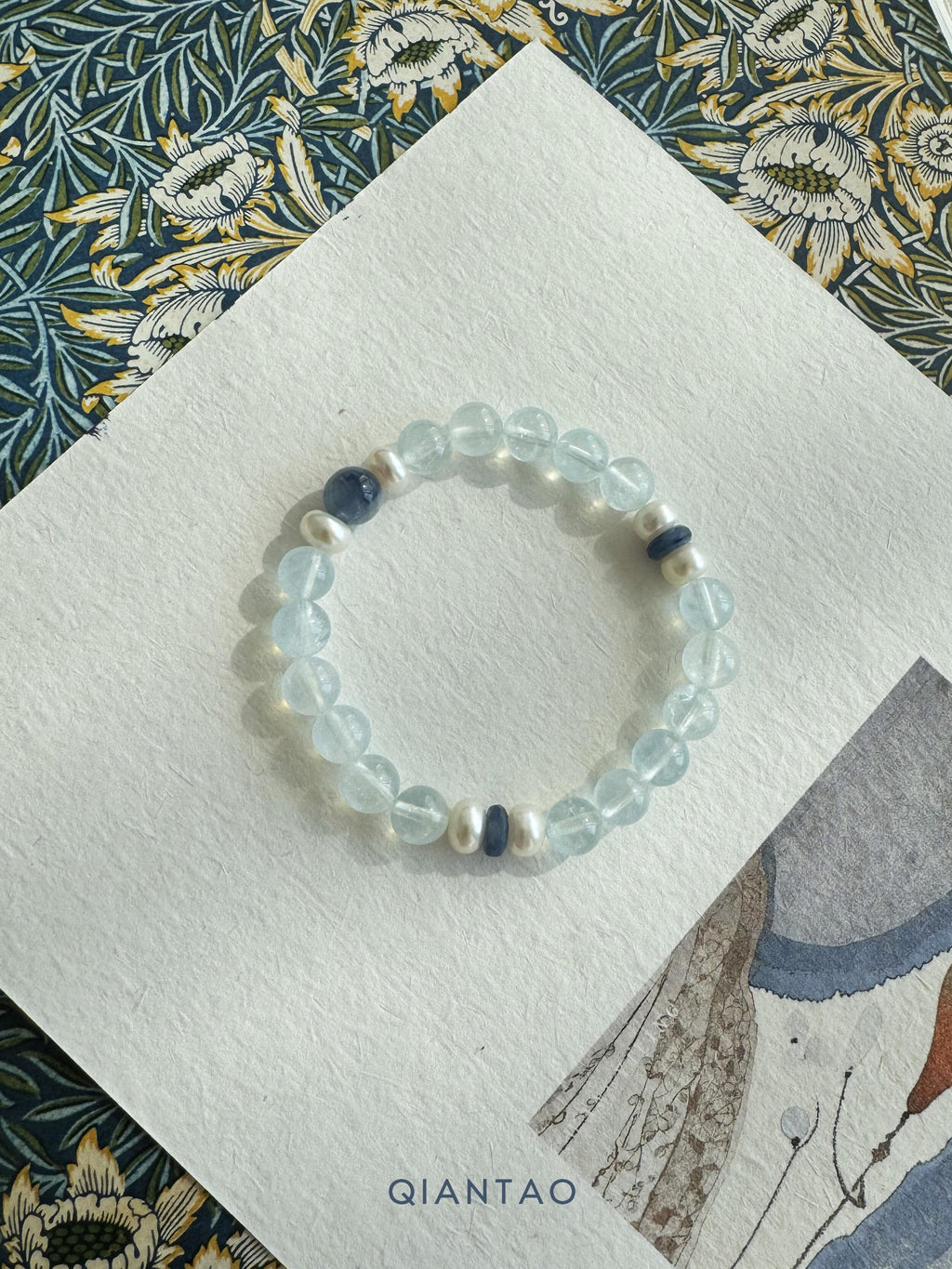 Ocean Whisper Aquamarine Bracelet