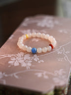 Bloom Pink Chalcedony Gemstone Bracelet