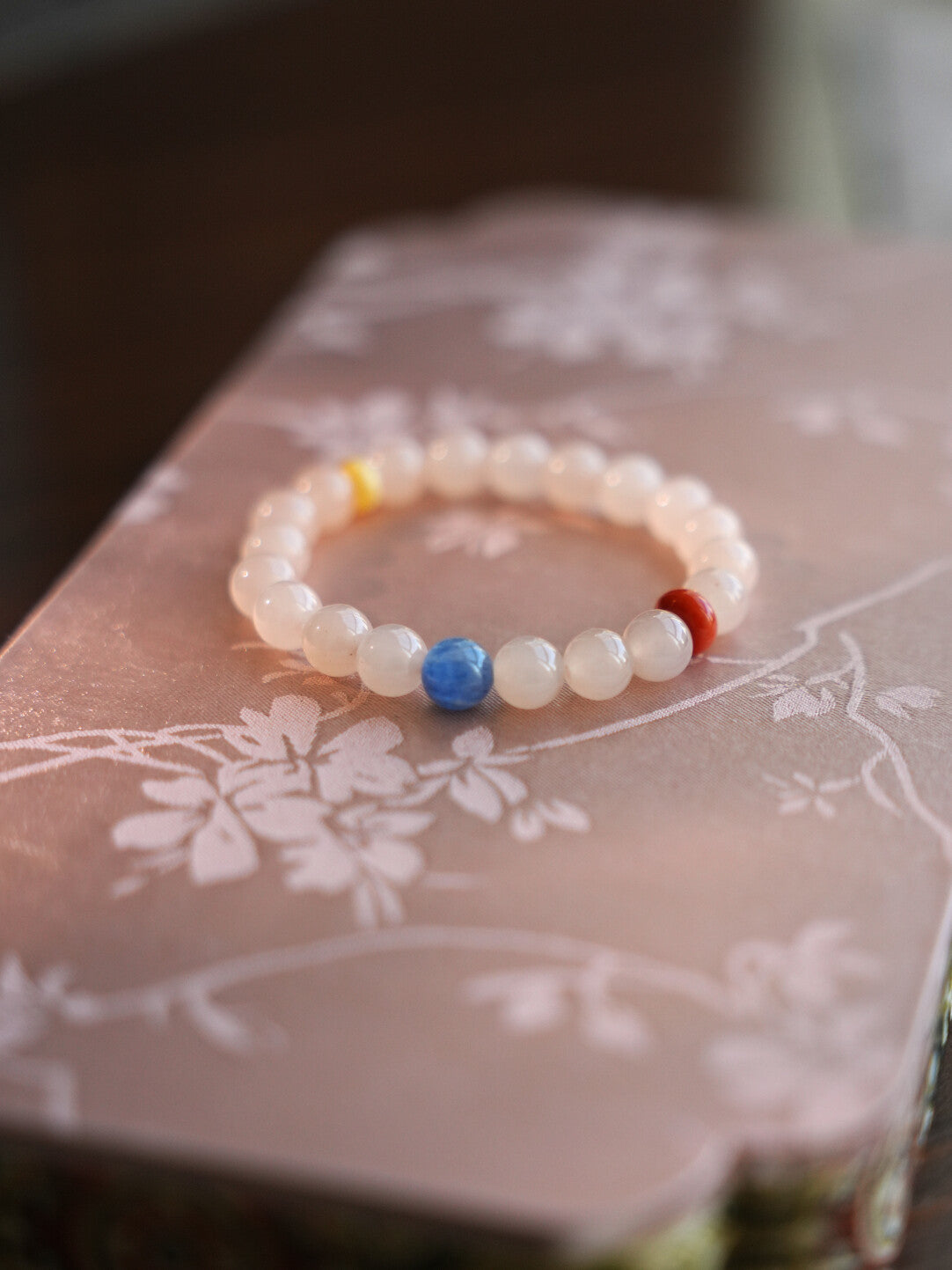 Bloom Pink Chalcedony Gemstone Bracelet