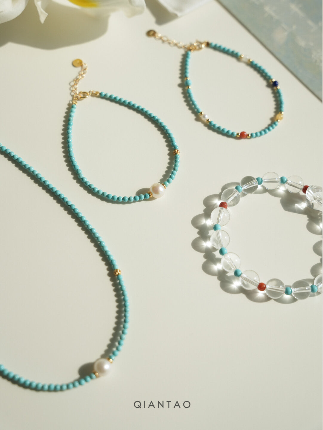 Horizon Turquoise Freshwater Pearl Bracelet