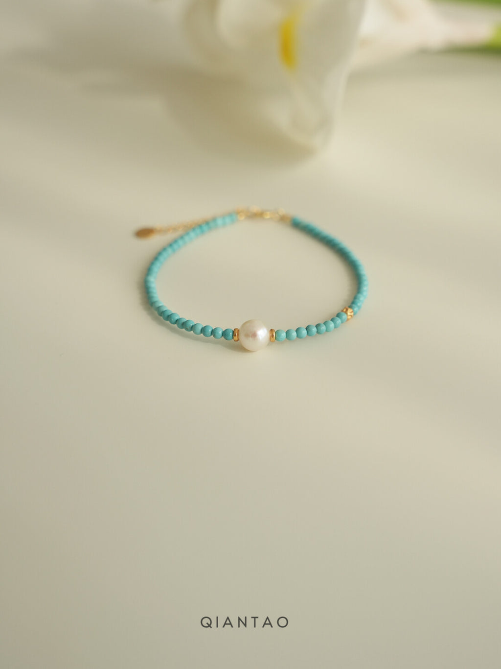 Horizon Turquoise Freshwater Pearl Bracelet