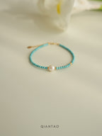 Horizon Turquoise Freshwater Pearl Bracelet