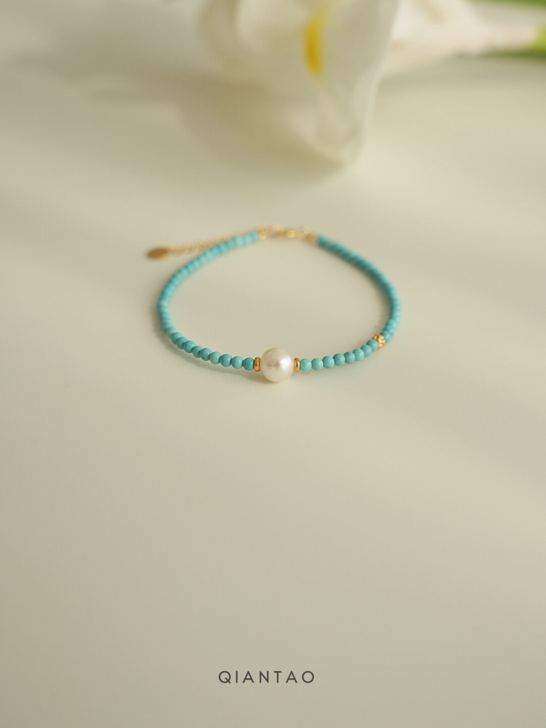 Horizon Turquoise Freshwater Pearl Bracelet