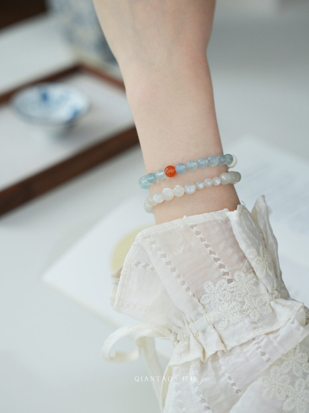 Moonlit Moonstone Bracelet