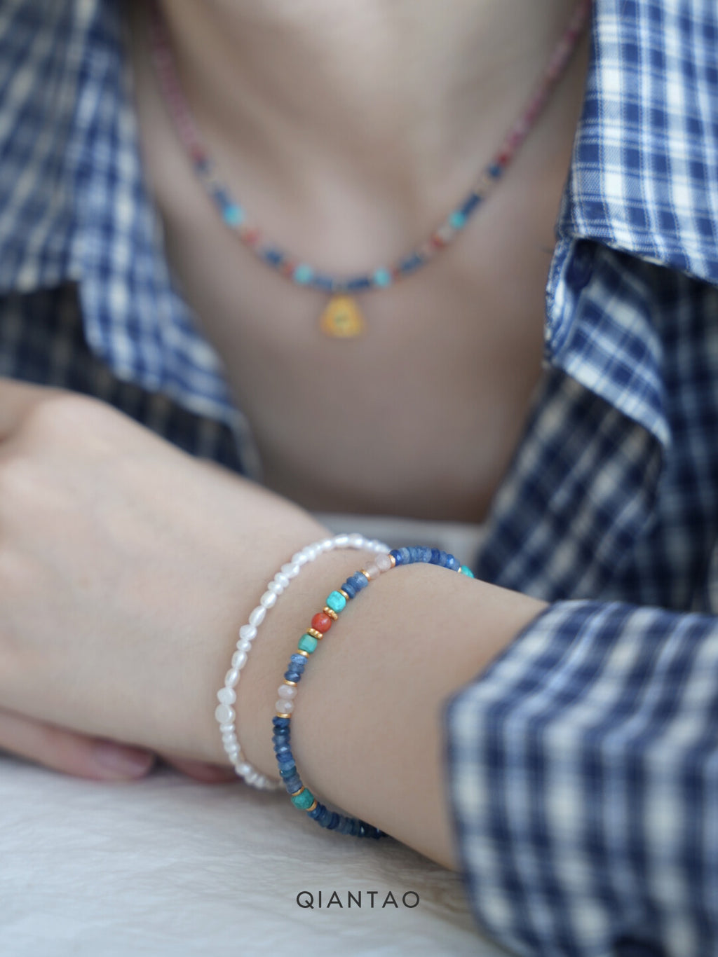 Azure Kyanite Bracelet