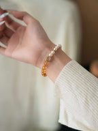 Gilded Citrine Bracelet