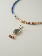 Dun Huang Lapis Lazuli Long Necklace