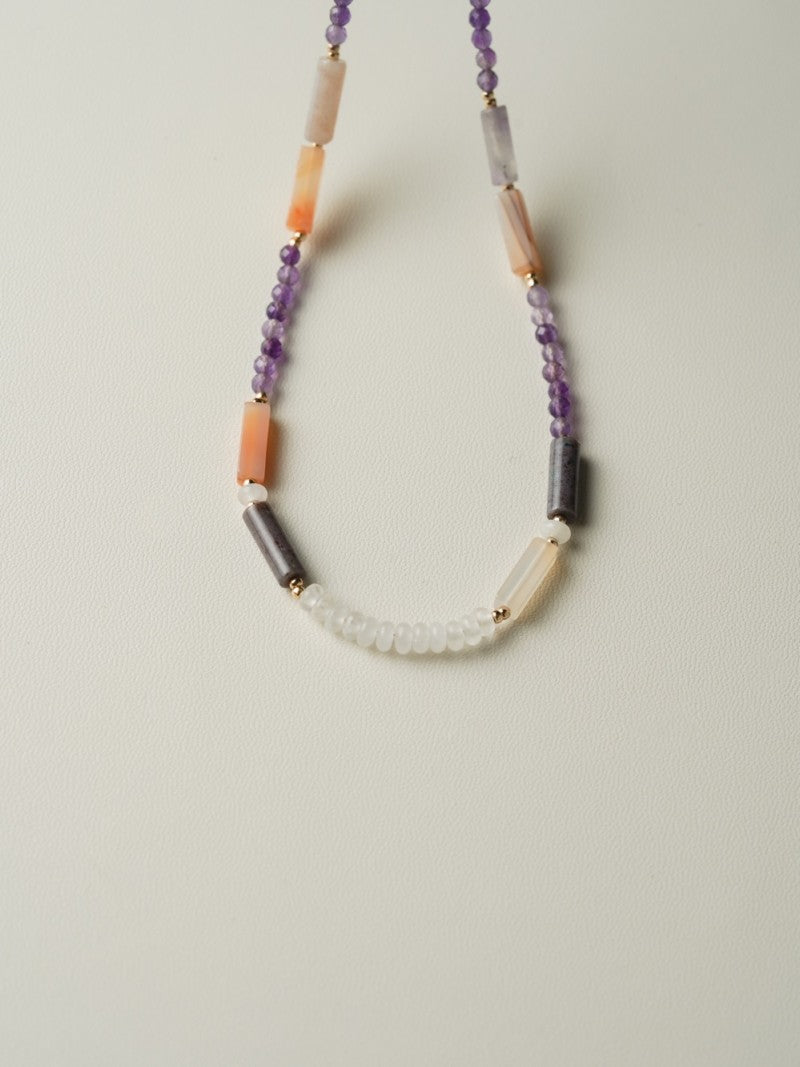 Lian Agate Crystal Necklace