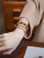 Solara Kyanite Amber Energy Bracelet