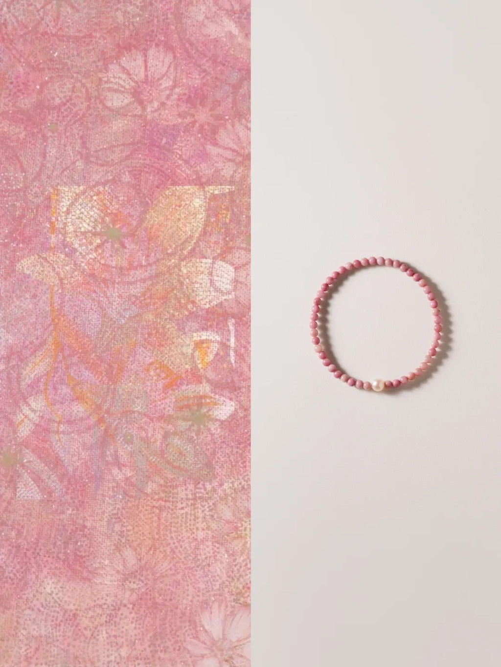 Amara Rhodochrosite Pearl Energy Bracelet