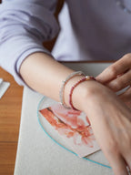 Amara Rhodochrosite Pearl Energy Bracelet
