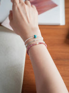 Amara Rhodochrosite Pearl Energy Bracelet