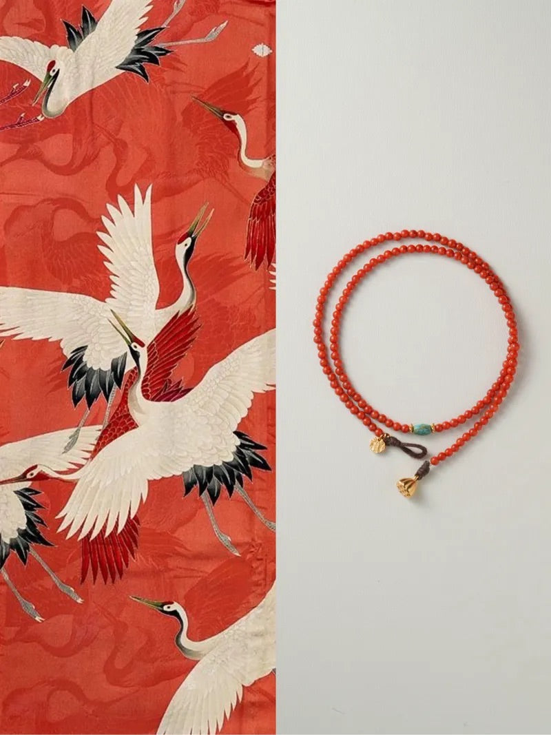 Sienna Red Agate Turquoise Necklace
