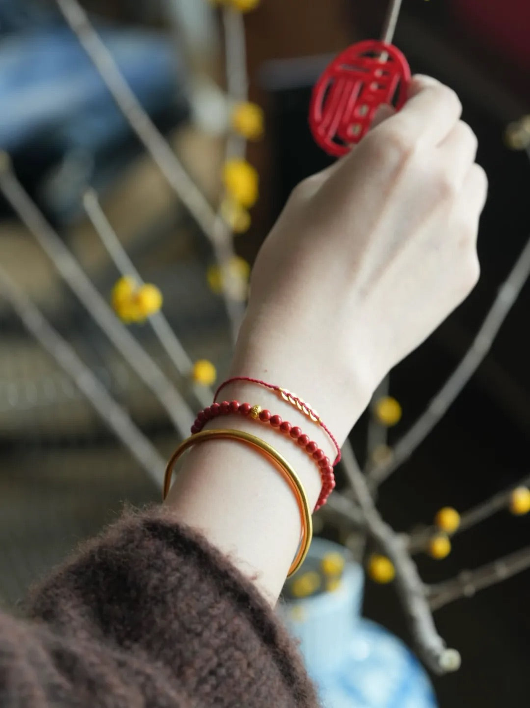 Vera Cinnabar Energy Bracelet