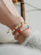 Roselle Pink Chalcedony Energy Bracelet