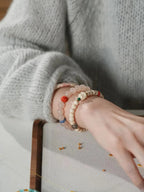 Roselle Pink Chalcedony Energy Bracelet