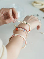 Roselle Pink Chalcedony Energy Bracelet