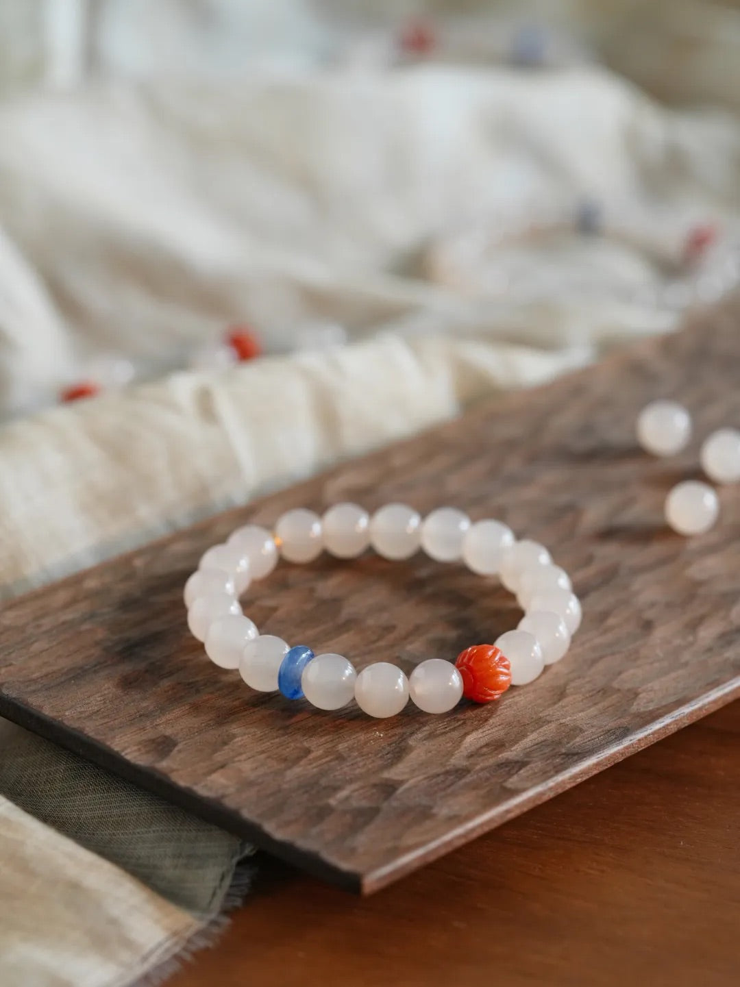 Roselle Pink Chalcedony Energy Bracelet