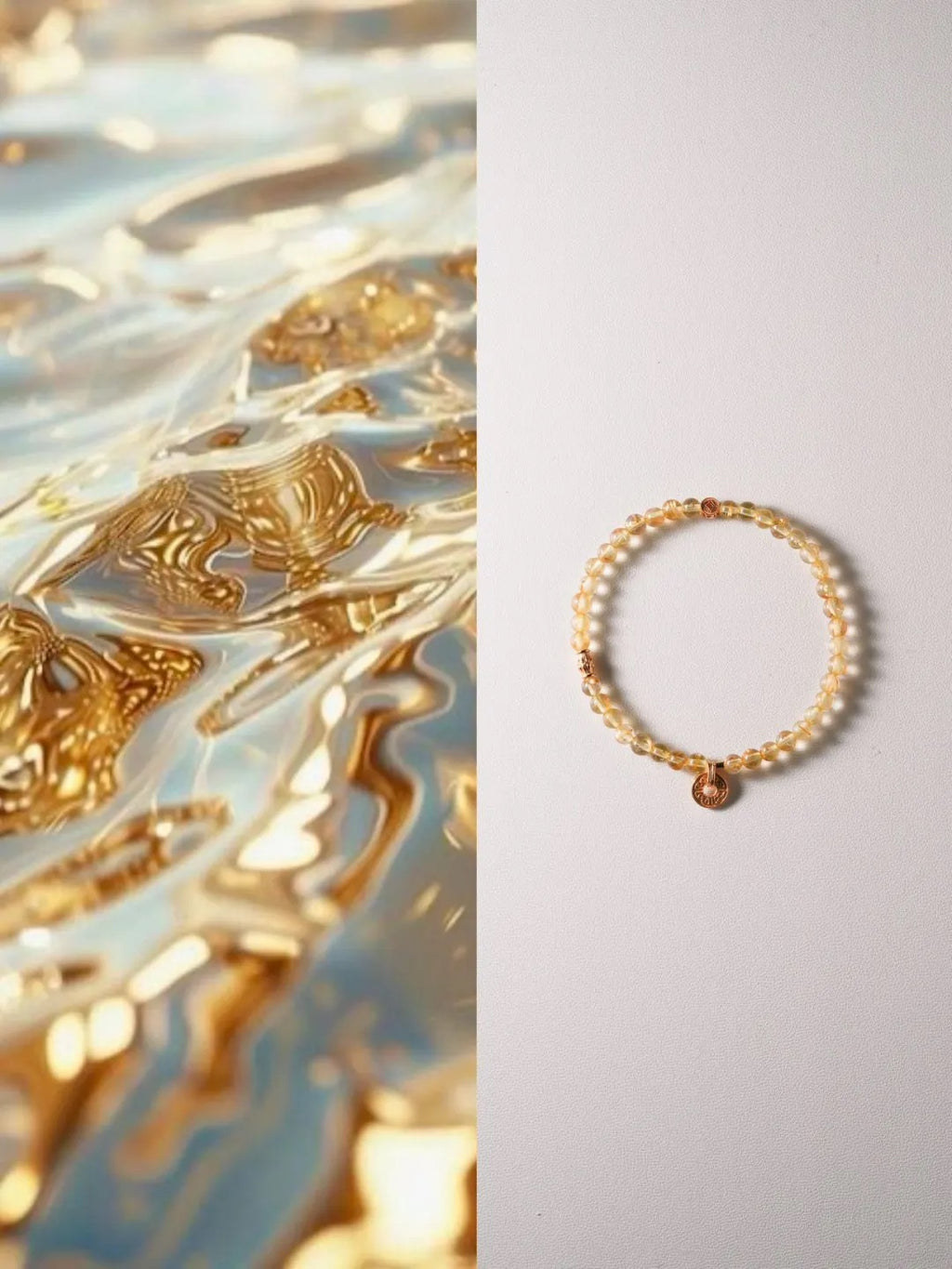 Aurea Golden Rutilated Quartz Energy Bracelet