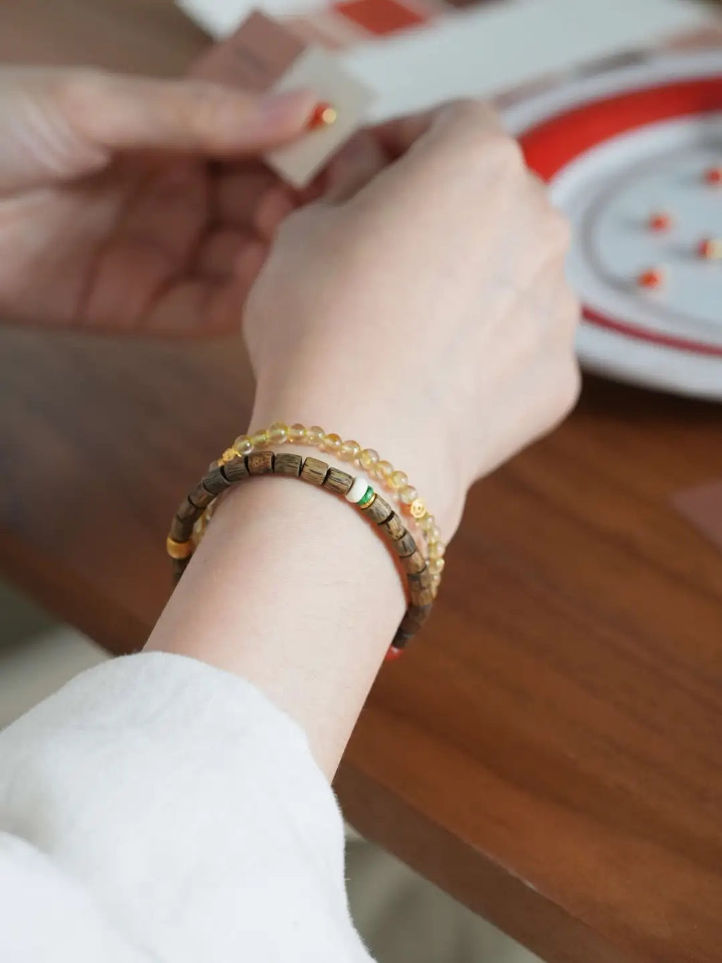 Aurea Golden Rutilated Quartz Energy Bracelet