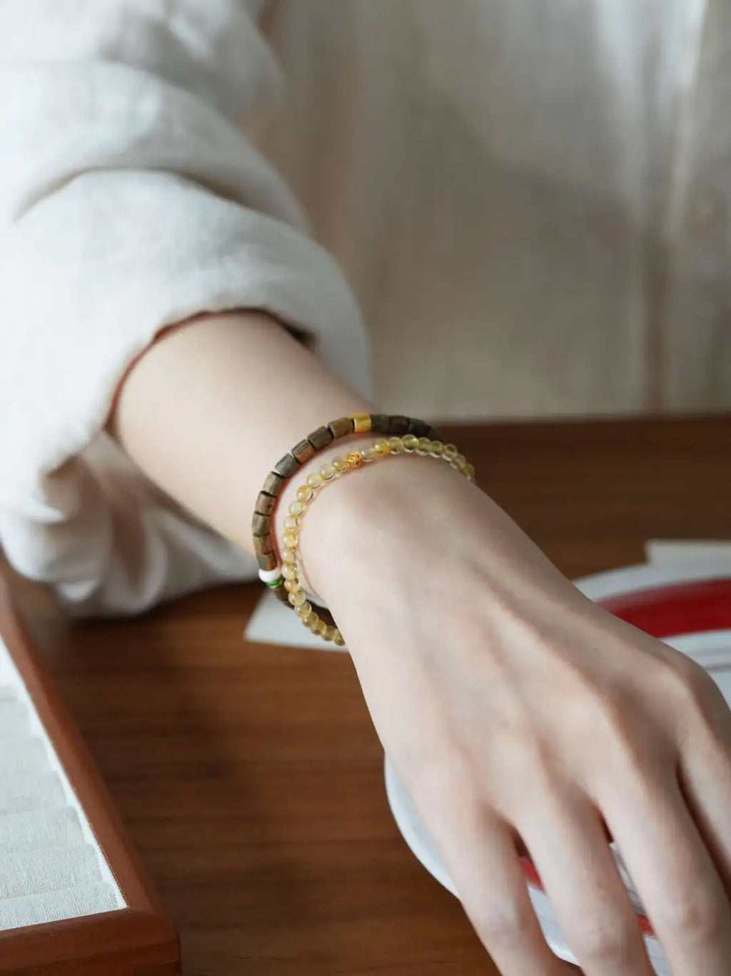 Aurea Golden Rutilated Quartz Energy Bracelet