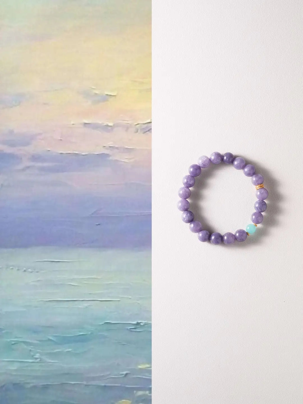 Vesper Purple Chalcedony Energy Bracelet