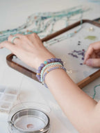 Vesper Purple Chalcedony Energy Bracelet