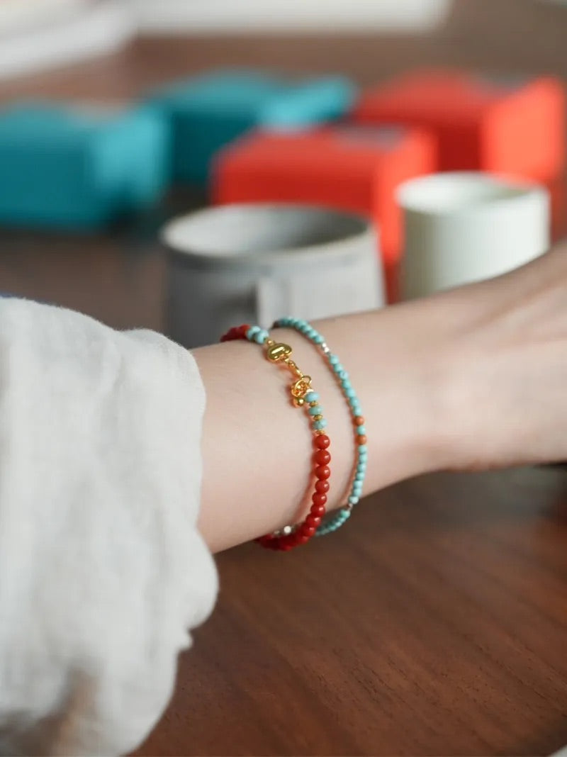 Riva Nanhong Turquoise Energy Bracelet