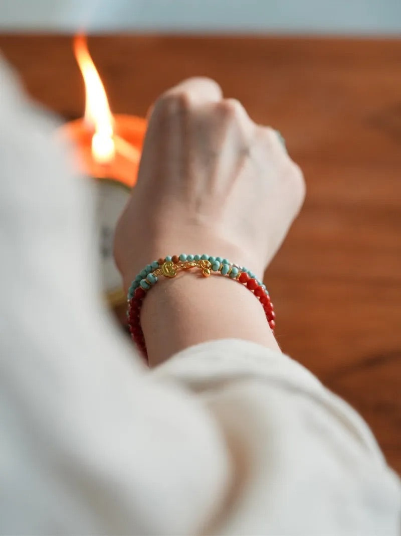 Riva Nanhong Turquoise Energy Bracelet