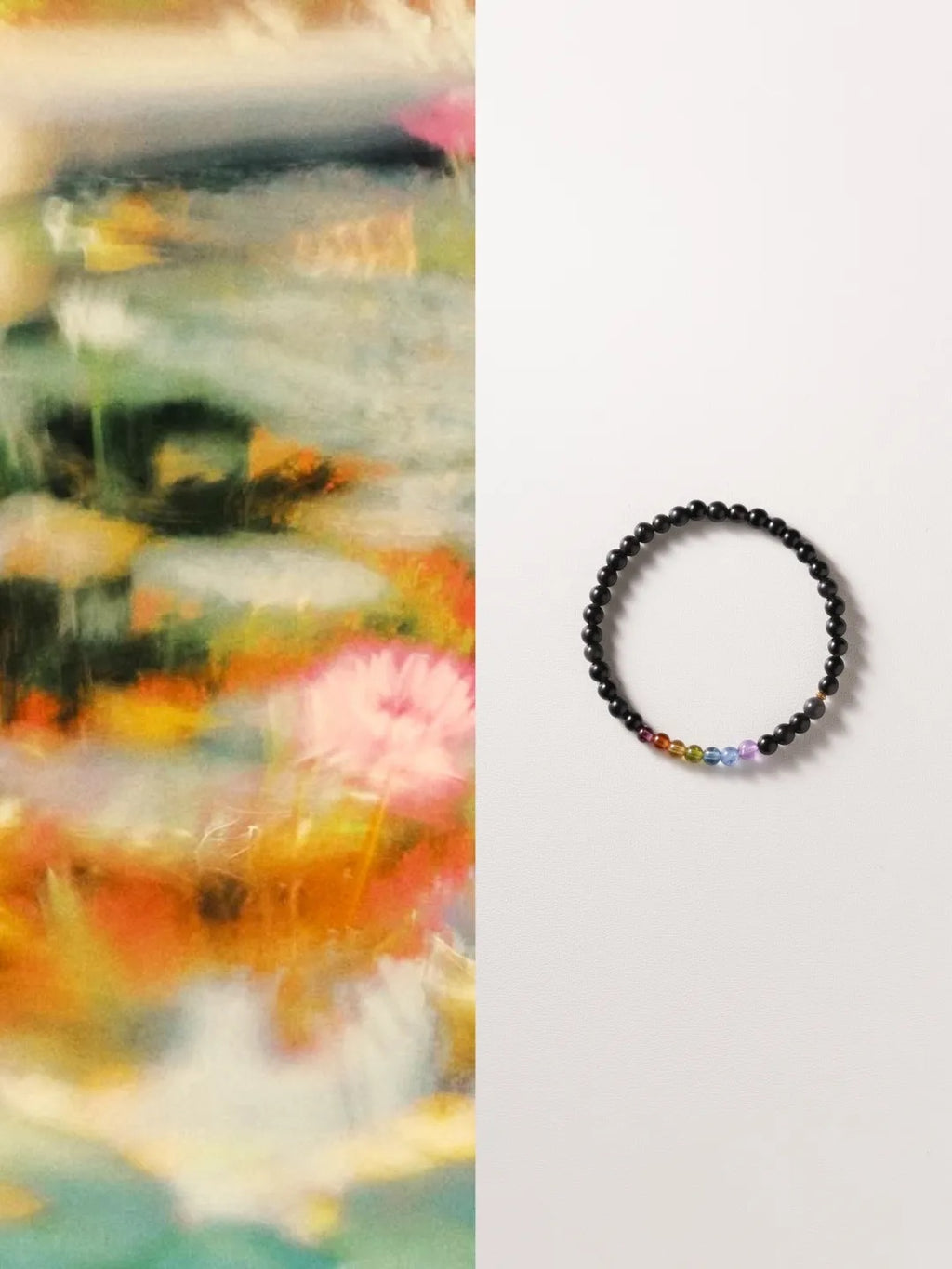 Noctis Obsidian Rainbow Energy Bracelet