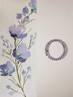 Iris Amethyst Jade Energy Bracelet