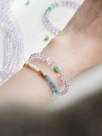 Iris Amethyst Jade Energy Bracelet