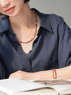 Aurelia Citrine Agate Energy Necklace