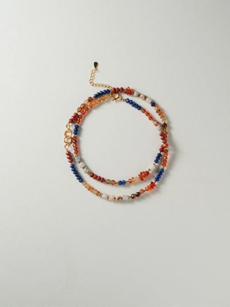 Aurelia Citrine Agate Energy Necklace