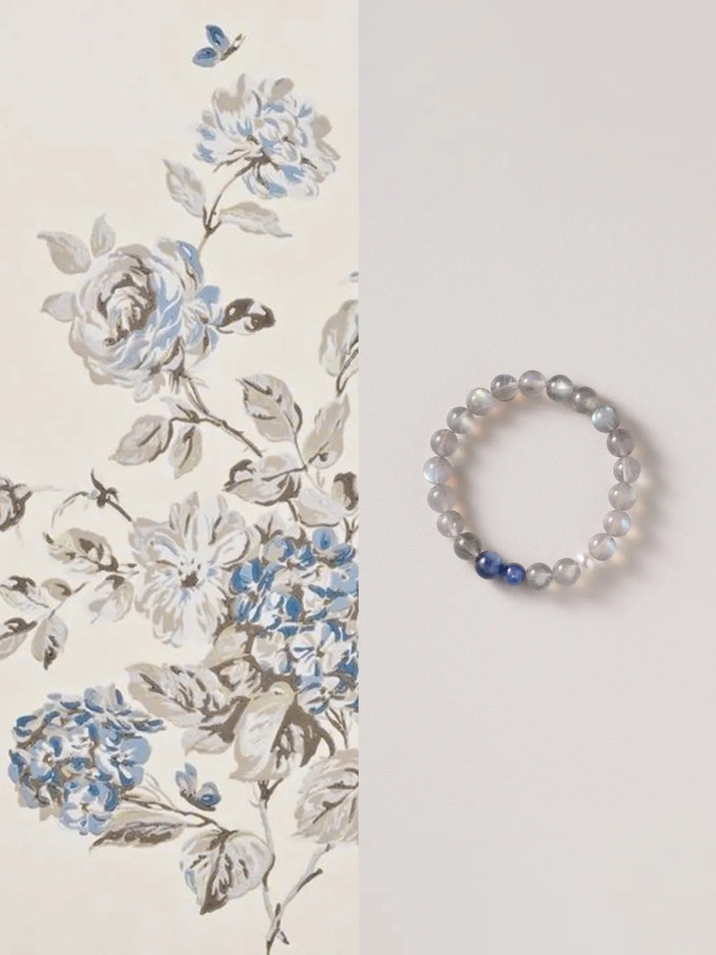 Selene Grey Moonstone Kyanite Energy Bracelet