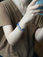 Selene Grey Moonstone Kyanite Energy Bracelet