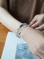 Selene Grey Moonstone Kyanite Energy Bracelet