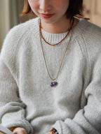 Amara Lacquer Gourd Charm Necklace