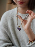 Amara Lacquer Gourd Charm Necklace