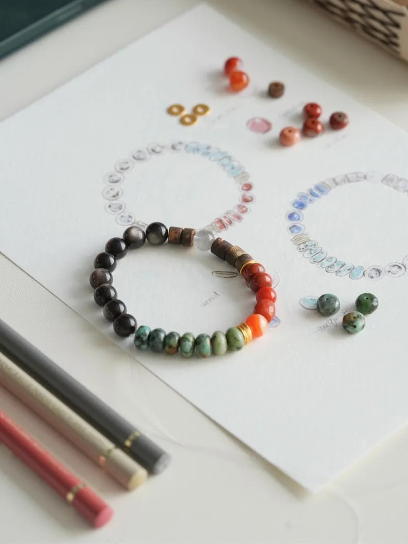 Orion Silver Obsidian Energy Bracelet