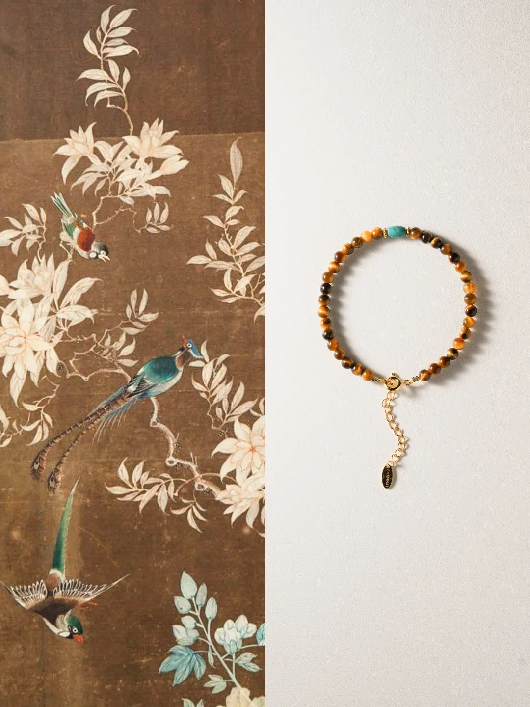 Talia Tiger’s Eye Turquoise Energy Bracelet