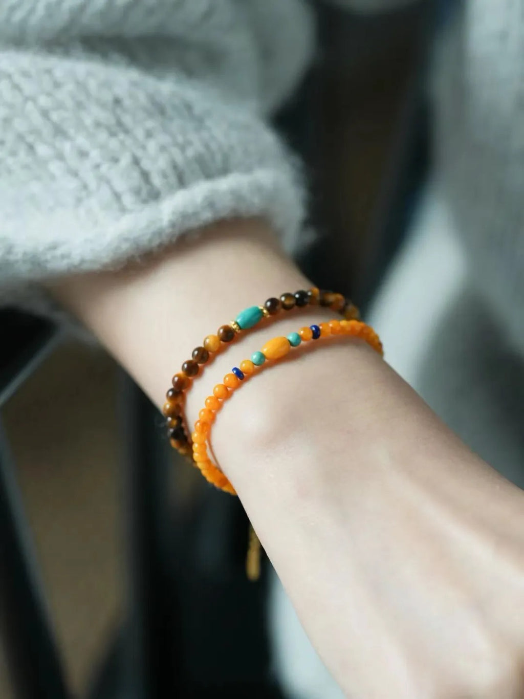 Talia Tiger’s Eye Turquoise Energy Bracelet
