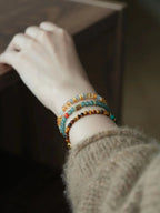 Talia Tiger’s Eye Turquoise Energy Bracelet