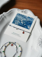 Marea Garnet Pearl Energy Bracelet